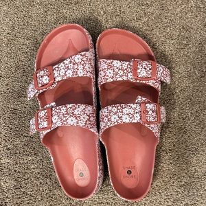 Pink sandals